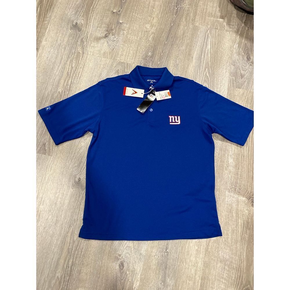 Mens NFL‎ Small Antigua light weight Polo New York Giants
